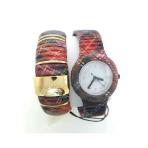 【送料無料】腕時計　オロロジオヒップホップアルソロテンポシリコーンロッソorologio hip hop donna hk0035 al quarzo analogico solo tempo silicone rosso