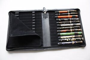 【送料無料】腕時計　ペンコレクタケースgenuine leather 24 pen collectors case
