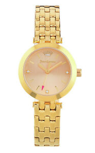 【送料無料】腕時計　レディーススチールブレスレットジューシークチュールカリウォッチjuicy couture cali 1901459 ladies gold plated steel bracelet watch