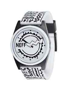 【送料無料】腕時計　ネフジグザグmontre aiguilles water resistant tanche daily wild neff white zag qnf0208