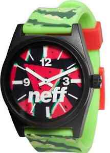 【送料無料】腕時計　ネフスイカウォッチmontre aiguilles water watch aiguilles daily wild neff watermelon qnf0208 16,786円