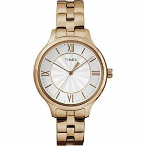 【送料無料】腕時計　ローズゴールドトーンステンレススチールブレスレットレディースコーポレーションtimex corporation womens peyton rose goldtone stainless steel bracelet