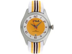 【送料無料】腕時計　マッチデーブラウンイエローウォッチアクセサリfila midsize matchday watch fa 099222 brown yellow accessory