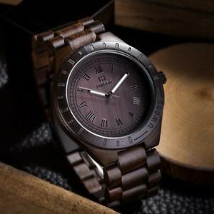 【送料無料】腕時計　ファッションメンズウォッチuwood natural solid wood wristwatch for men fashion mens wooden watch