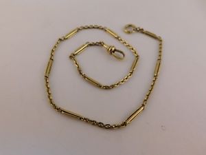 【送料無料】腕時計　ゴールドフォブチェーンビンテージアンティークウオッチbonafit gold filled watch fob chain vintage antique