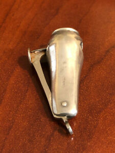【送料無料】腕時計　アンティークビンテージビクトリアスターリングシルバーシガーカッターウォッチフォブantique vintage victorian sterling silver 925 cigar cutter watch fob charm