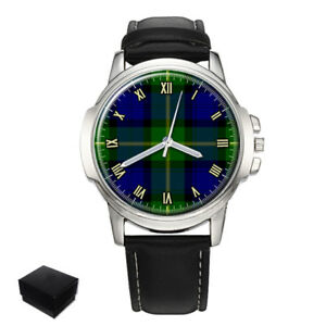 【送料無料】腕時計　ゴードンスコットランドタータンチェックメンズgordon scottish clan tartan gents mens wrist watch gift engraving
