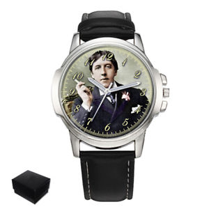 【送料無料】腕時計　オスカーワイルドメンズoscar wilde writer poet gents mens wrist watch gift engraving