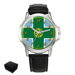 【送料無料】腕時計　ダービーシャーメンズderbyshire county flag gents mens wrist watch gift engraving