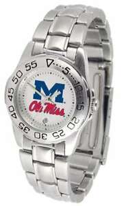 【送料無料】腕時計　ミシシッピゲリラレディーススポーツミススチールウォッチmississippi rebels ole missladies sport steel watch 17,266円