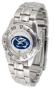 【送料無料】腕時計　ペンシルベニアライオンズレディーススポーツスチールウォッチpenn state nittany lions ladies sport steel watch
