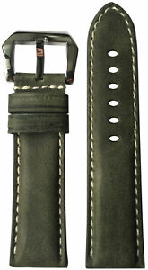 【送料無料】腕時計　リオスタイムオリーブパネライビンテージレザーウォッチストラップ22x22 rios1931 for panatime olive vintage leather watch strap for panerai