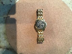 【送料無料】腕時計　オスカークォーツクロノグラフウォッチgents oskar emil quartz chronograph gold plated watch