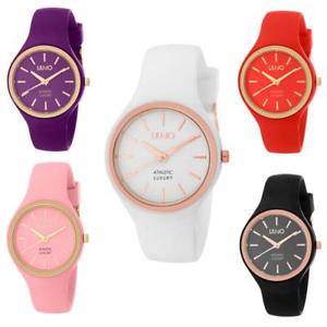 【送料無料】腕時計　ラグジュアリーリュジョドーナスプリントシリコーンピンクorologio donna liu jo luxury sprint colorato silicone bianco nero rosa
