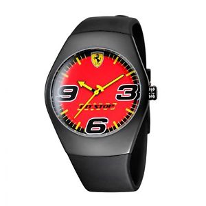 【送料無料】腕時計　オロロジオフェラーリピットストップフォーミュラシリコンorologio uomo ferrari,pit stop,formula 1,policarbonato e acciaio,silicone,38 mm