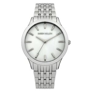 【送料無料】腕時計　カレンキロorologio karen millen donna acciaio bianco km106sma