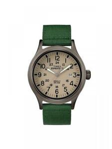 【送料無料】腕時計　スカウトヴェルデペレサブメートルorologio uomo timex scout tw4b06800 tessuto verde pelle marrone sub 50mt｜hokushin