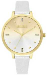 【送料無料】腕時計 ガイドレディースホワイトレザーストラップトーンシングルウォッチmissguided ladies white leather strap two tone mg020sg watch
