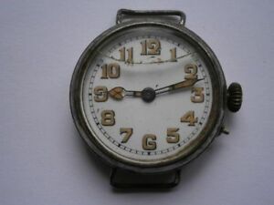 【送料無料】腕時計 トレンチコートスイスww1 trench watch rare and icial 19151918 34mm swiss made|hokushin