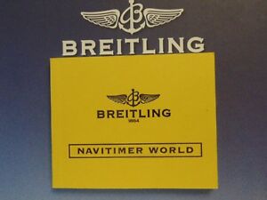【送料無料】腕時計　ワイドパイロットダイバーマニュアルブックガイドブックレットワールドウォッチbreitling pilot diver watch instruction manual book guide booklet navitmer world｜hokushin 17,486円