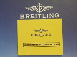 【送料無料】腕時計　パイロットダイバーマニュアルブックガイドbreitling chronomat evo pilot diver watch instruction manual book guide booklet｜hokushin