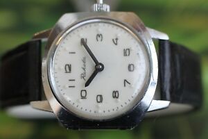 【送料無料】腕時計　ソビンテージウォッチgreat mens vintage braille for blind people ussr raketa watch rare｜hokushin