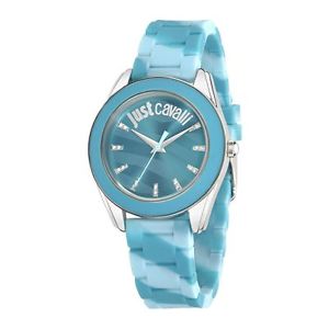 【送料無料】腕時計　モデルシリコーンアッズーロorologio donna just cavalli,modello just dream 38mm,cinturino silicone azzurro｜hokushin