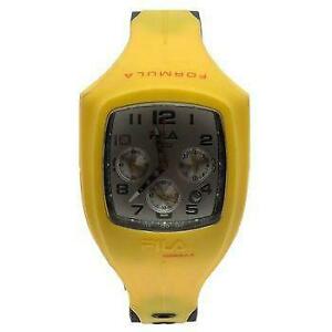 【送料無料】腕時計　ダフィラフォーミュラグラフィカルorologio da polso fila formula cronografo multifunzione giallo｜hokushin