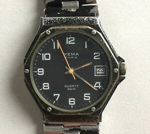 【送料無料】腕時計　パリヴィンテージmontre yema paris quartz 40m vintage 1980｜hokushin 18,485円