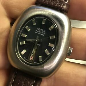 【送料無料】腕時計　ヴィンテージーズmontre fantome vintage franaise mcanique auto jour et date｜hokushin