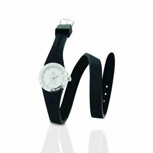 【送料無料】腕時計　ロベルトジャイロシリコーンネロマドレペルラorologio roberto giannotti angeli ant06 doppio giro silicone nero madreperla｜hokushin 18,485円