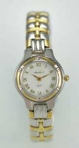 【送料無料】腕時計　エディーバウアーレディースステンレススチールゴールドレジストeddie bauer watch womens stainless steel gold silver water resist white quartz