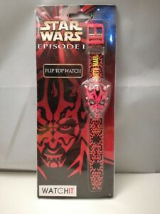 【送料無料】腕時計　スターウォーズダースモールデジタルフリップトップウォッチクリスマスstar wars darth maul digital flip top watch ideal gift for christmas