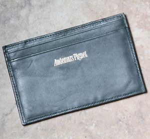 【送料無料】腕時計　ビンテージデマオーデマピゲリアルレザーウォレットスリーブグリーンメモ