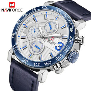 【送料無料】腕時計　ブランドクォーツファッションカジュアルスポーツウォッチluxury brand blue watches men fashion leather quartz casual sports gifts for him｜hokushin