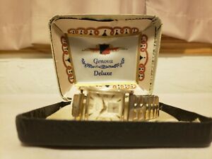 【送料無料】腕時計　ビンテージアンティークケースジェノバデラックススイスrare vintage antique genova deluxe swiss made watch in case nn｜hokushin