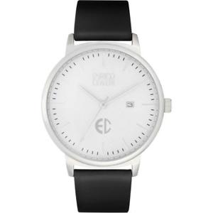 【送料無料】腕時計　ペレネロビアンコorologio uomo enrico coveri ectc016 pelle nero bianco 42mm man