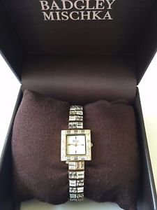 【送料無料】腕時計 badgley mischka ba 1366 mpgb crystal