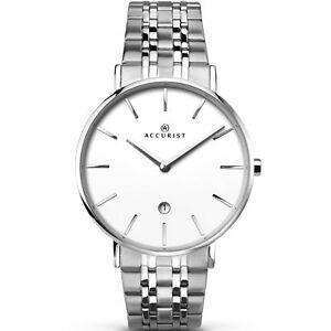 【送料無料】腕時計　ステンレススチールグリースaccurist gents stainless steel watch 7129｜hokushin