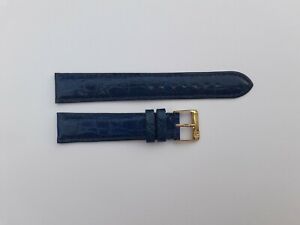 【送料無料】腕時計　ブレスレットドクロコダイルbracelet montre de morellato en crocodile vritable de couleur bleue t18 mm
