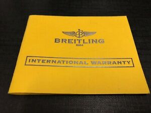 【送料無料】腕時計　クロノマチックイタリアディーラーbreitling watch warranty booklet a41360 chronomatic 28082002 italy dealer
