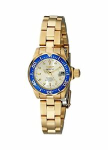 【送料無料】腕時計　プロダイバークォーツステンレススチール4610 invicta womens pro diver quartz 200m gold plated stainless steel watch 18,446円