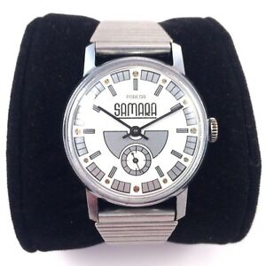 【送料無料】腕時計　ロシアサマラヴィンテージソrussian pobeda samara windup watch, vintage 70s serviced, ussr*us seller* 1128