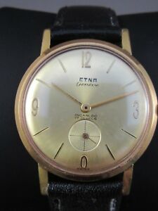 【送料無料】腕時計 エトナジュネーブウオッチメーカーetna geneve peseux 320 serviced by watchmaker|hokushin