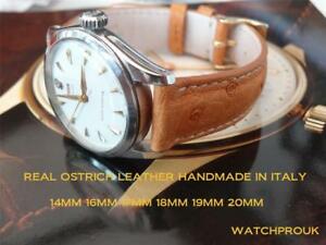 【送料無料】腕時計　ビンテージリアルオーストリッチレザーストラップreal ostrich leather strap for vintage｜hokushin 19,426円