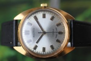 【送料無料】腕時計　メンズビンテージソヴォストークmens vintage goldplated ussr made wostok 17 jewels｜hokushin