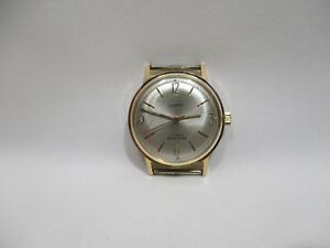 【送料無料】腕時計 プラークウォッチancienne montre camif mecanique ebauche suisse plaque or watch uhr orologio|hokushin