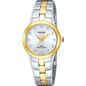 21高い素材 腕時計 パルサーゴールドステンレススチールクオーツpulsar Womens Gold Stainless Steel Quartz Watch White Display Bnib Warranty Hokushin 正規通販 Www Purpleforparents Us