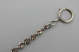 【送料無料】腕時計　ピンクゴールドエディションチェーンsilber uhrenkette mit rotgold auflage, um 1860｜hokushin 19,156円