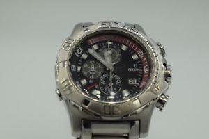 【送料無料】腕時計 festina chrono bike uhr ref 16177 silbern akzeptabel|hokushin